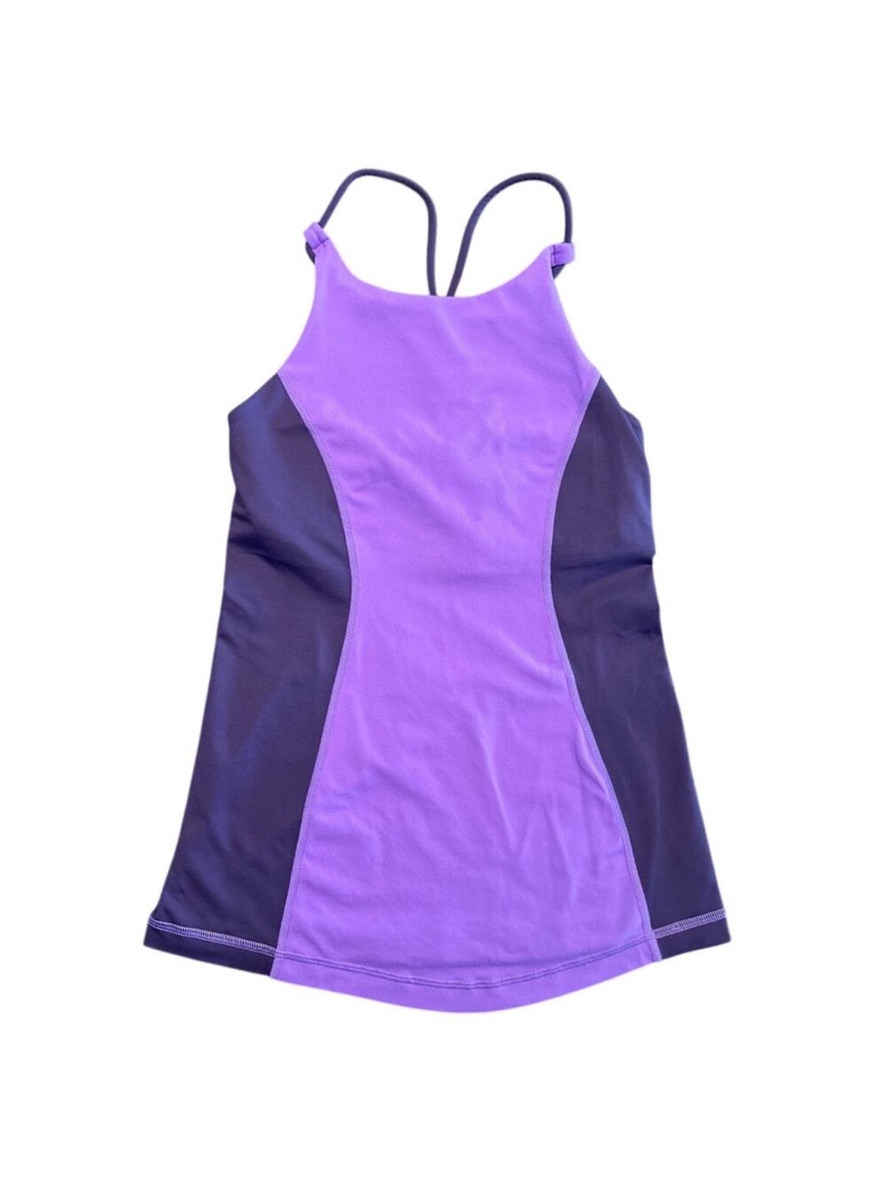 lululemon athletica Purple and Black Strappy Tank Top
